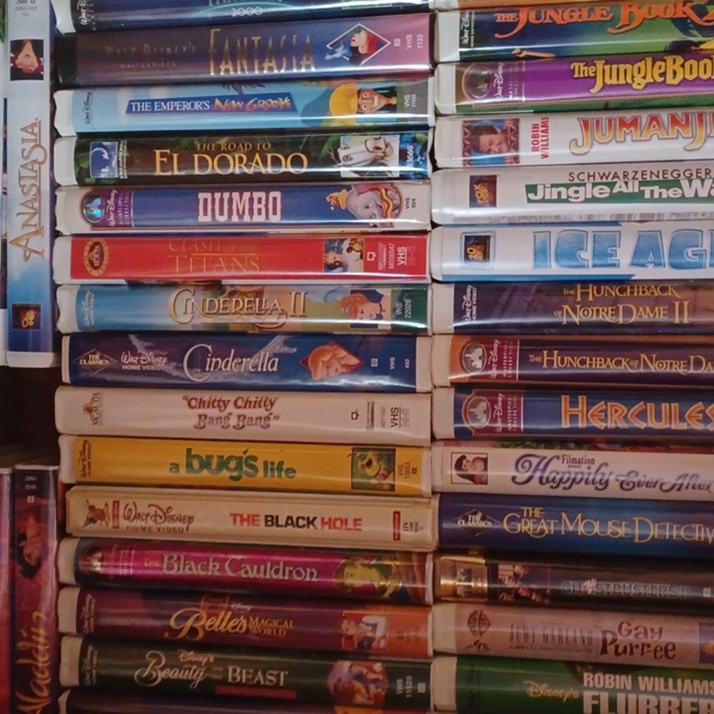 VHS tapes. Black Diamond, Original Release, Masterpiece Collection Disney & more